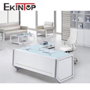 Wholesale Ekintop Modern Office Glass Desk Durable For Officeworks OEM from china suppliers