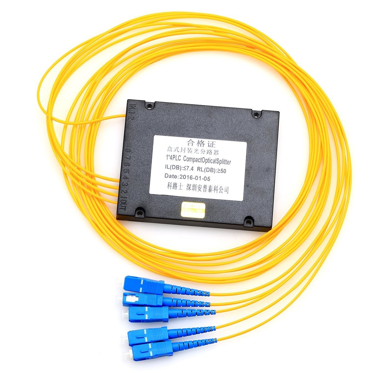 Wholesale 1260 - 1650nm Optic PLC Splitter For FTTH Solution from china suppliers