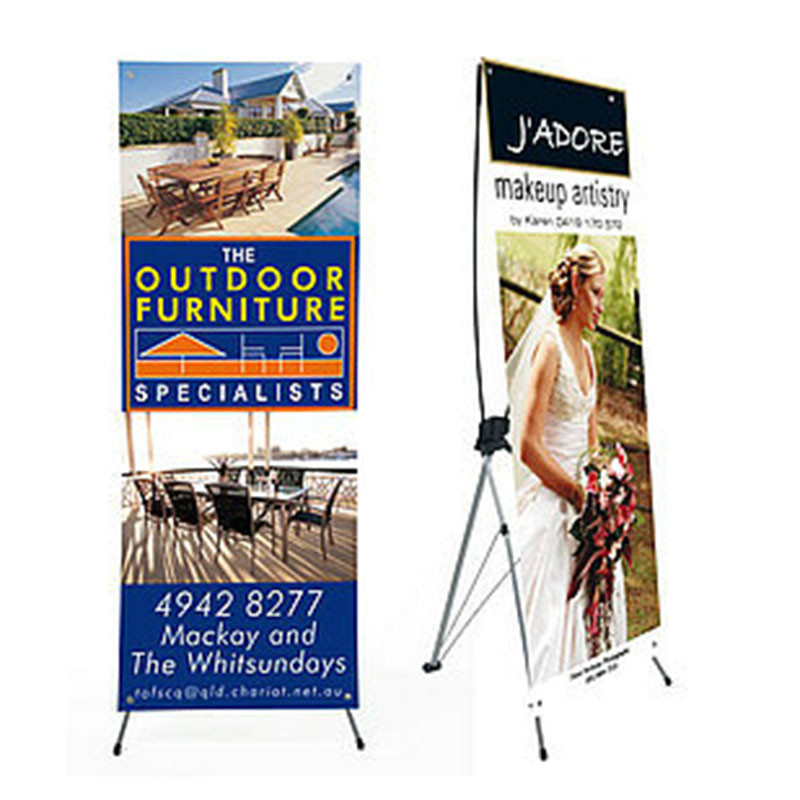 Wholesale Advertising x banner standing banner promotional display economic printing x-banner from china suppliers