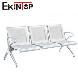 Wholesale Public Stainless Steel Airport Chair , 3 Seater Reception Chair For Waiting Room from china suppliers