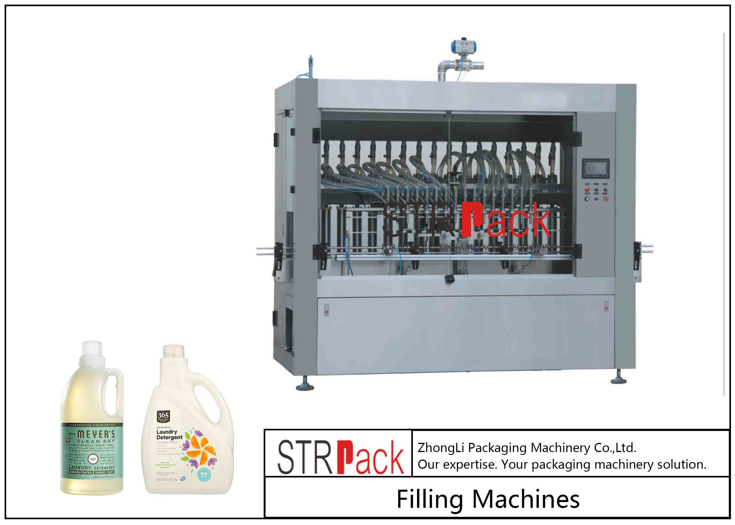 Wholesale Automatic Linear Piston Bottle Filler For 5L Laundry Detergent from china suppliers