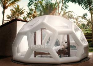 Wholesale 5M clear bubble house inflatable Jungle Lodge Ubud igloo bubble lodge PVC Camping hotel tent Inflatable Bubble tent from china suppliers