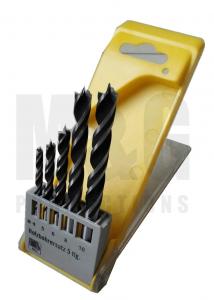 Wholesale 5 PCS Wood Drill Bit Set Double Flutes High Efficiency For Drilling Work from china suppliers