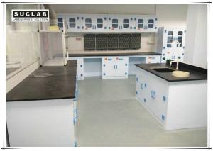 Wholesale Epoxy Resin Countertop Science Lab Tables , PP Lab Furniture With PP Drawer from china suppliers
