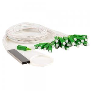Wholesale SC APC UPC Fiber Optic PLC Splitter , 1x8 1x16 Fiber Optic Splitter from china suppliers