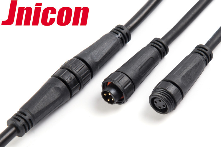 Wholesale Waterproof Male Connector And Female Connector 4 Pin Over - Molding With Cable from china suppliers