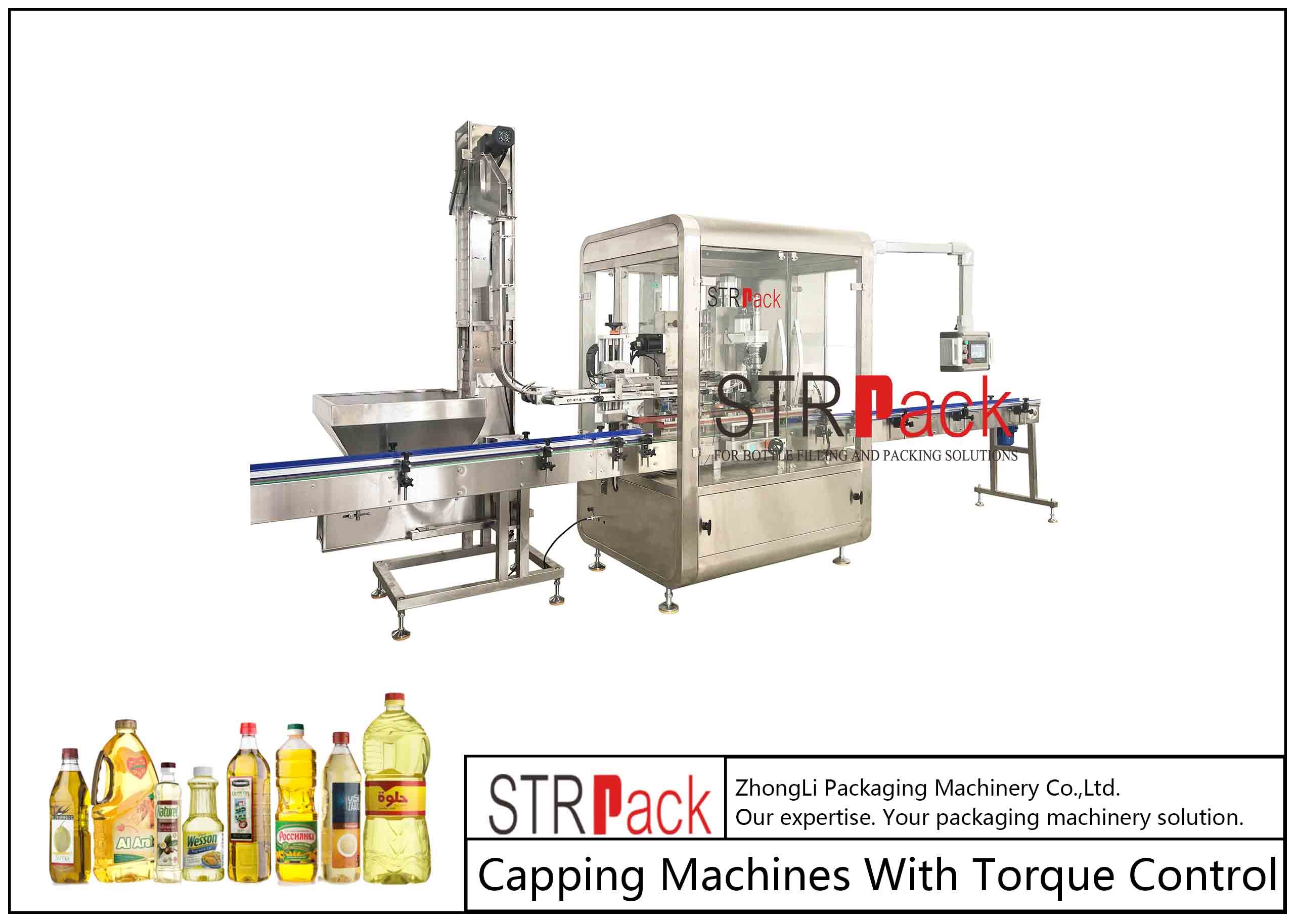 Wholesale 80pcs / Min Bottle Capping Machines 160mm With Torque Control from china suppliers