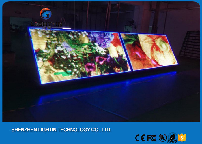 Wholesale P8 Multi Color LED Advertising Display , exterior led screen SMD3535 1 / 4 Scan from china suppliers