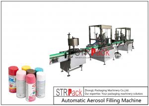Wholesale 5m3/Min 560ml Spray Paint Aerosol Filling Machine 3600cans/H from china suppliers