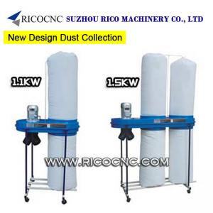 Wholesale Portable 1.1KW 1.5KW Woodworking Industrial Dust Extractors Machinery for Woodworkers Dust Collection from china suppliers