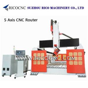 Wholesale 5 Axis Foam Cutting Machine Wood Moulder Carving CNC Router Machine 5ATC1530C from china suppliers