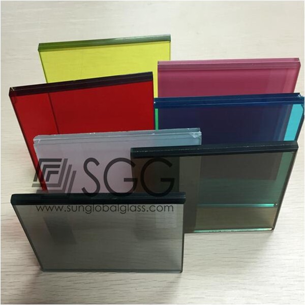 Wholesale 1.9mm PVB Laminated Glass Clear Bronze Euro Gray F Green Ford Blue Dark Gray Dark Green Da from china suppliers