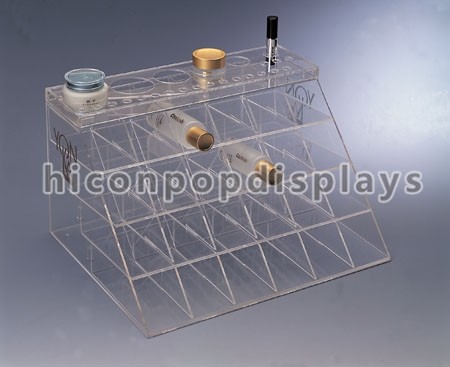 Wholesale Customized Counter Top Acrylic Cosmetic Organizers With Slot Pocket from china suppliers