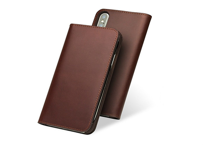 Wholesale Antiknock iPhone X Leather Cover with Card Holder / Slim Wallet Folio Case from china suppliers