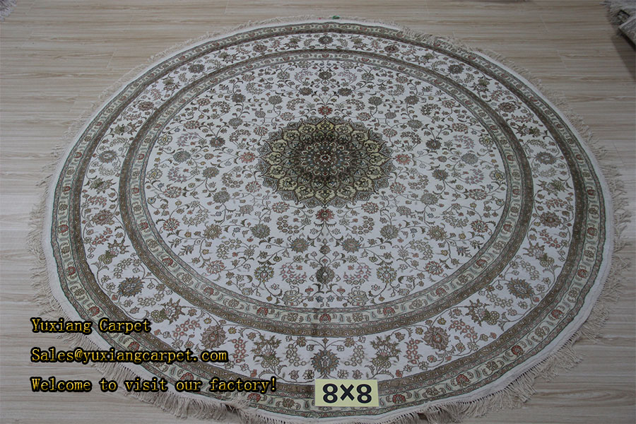 Wholesale turkish round silk rug carpet, handmade carpets, turkish silk carpets from china suppliers