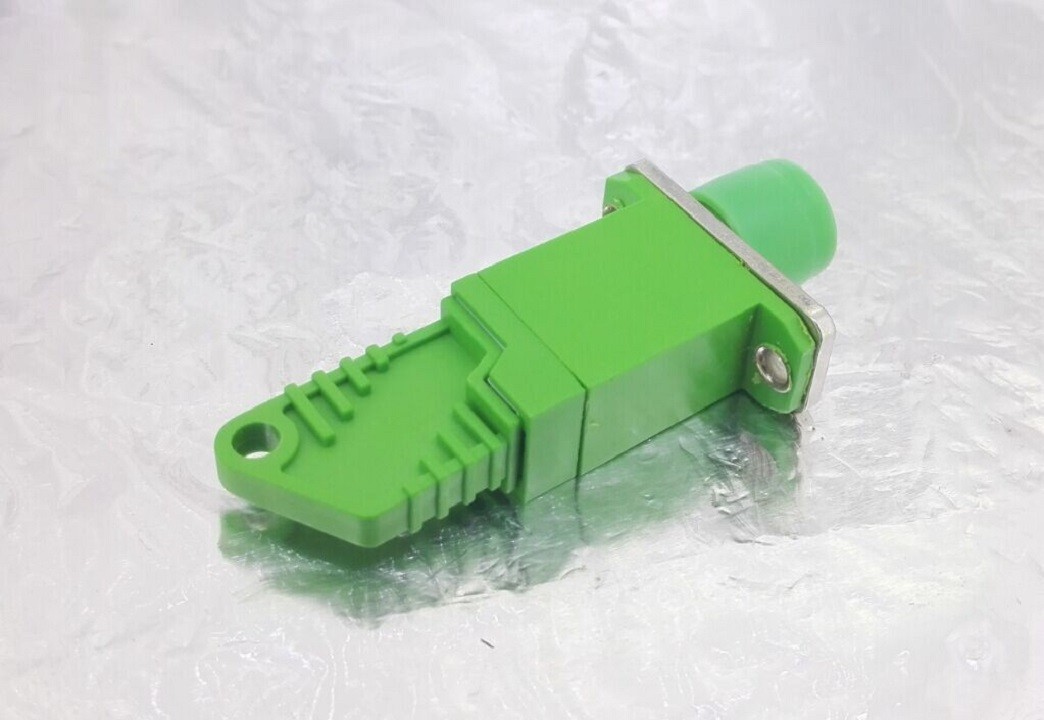 Wholesale Green Color Fiber Optic Cable Adapter E2000/APC To FC/APC Adapter Simplex Single Model from china suppliers