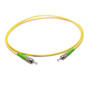 Wholesale G657A1 Simplex 3.0mm LSZH Fiber Optic Patch Cable Single Mode Yellow Color from china suppliers