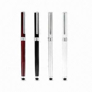 Wholesale Capacitive Touchscreen Pen for iPad 2/iPad/iPhone 4/iPod Touch, with Ballpoint Pen, Protect Screen from china suppliers
