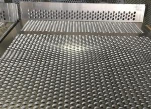 Wholesale Stainless Steel 2mm Hole 2mm Space Silver For Decoration Perforated Metal Sheet from china suppliers
