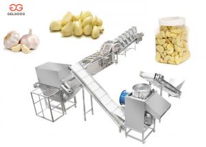 China Industrial Automatic Garlic Separate Peeling Washing And Packaging Production Line In Garlic Processing Plant on sale