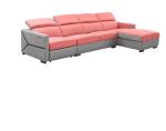 Modern Minimalist Leather Sofa Living Room L-Shaped Chaise Longue Corner Cowhide