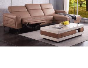 Wholesale Italian Leather Sofa Space Capsule Electric Function Living Room Modern Minimalist Combination Sofa from china suppliers