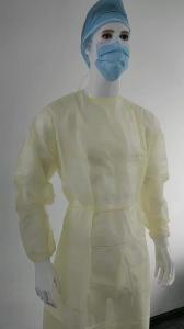 Wholesale Hospital Yellow Disposable Isolation Gowns Medical Disposable Nursing Gowns from china suppliers