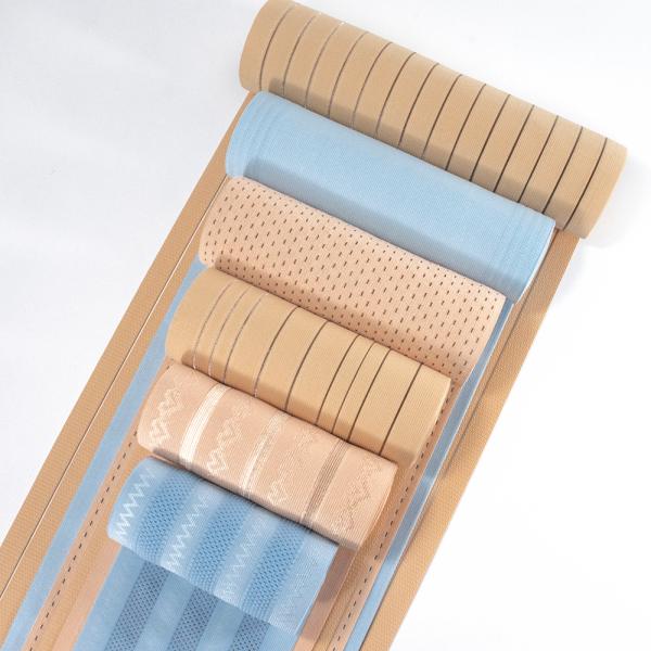 Variety styles custom sports medical woven nylon stretch waist band elastic