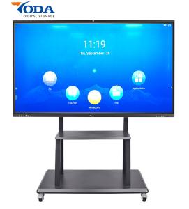 Wholesale Indoor 75-inch 350cd/M2 Conference Room Touch Screen Flat Panel 500W from china suppliers