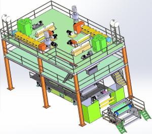 Wholesale The Best Selling Good Price Single S Non-Woven Fabric Production Line from china suppliers