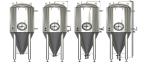 Cone Stainless Steel Brew Tank 2000l Beer Brewing Equipment With Cooling Jacket