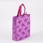 Custom Logo Printed Recycle Grocery Tote Fabric PP Nonwoven Non Woven Shopping