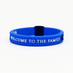 A Grade Quality Guaranteed Personalized Wristbands Silicone Rubber Band