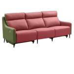 Italian Minimalist Leather Smart Sofa Living Room Straight Row irst-Class