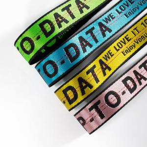 Wholesale OEM sublimation 100% nylon fabric webbing jacquard print neck lanyard strap for Keychain ID mobile phone badges camera from china suppliers
