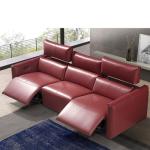 Space Capsule Italian Minimalist Leather Functional Sofa Corner Living Room