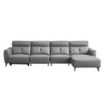 New Italian Minimalist Leather Leather Art Functional Sofa Fashion L-Shaped