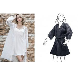Wholesale OEM Waterproof Disposable Spa Wear Bathrobes Kimonos Massage Shops from china suppliers