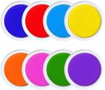 High Quality Washable Craft DIY Color Round Finger Printing Stamp Ink pad