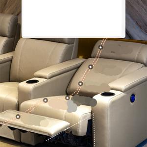 Wholesale Home Theater Sofa Private Audio-Visual Room Space Capsule Electric Massage Multi-Functional Sofa from china suppliers