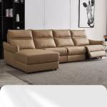 Multifunctional Sofa Modern Minimalist Nordic Living Room Combination Leather