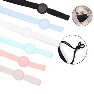 Wholesale Black Sewing Elastic Face Mask Band with Adjustable Buckle for Adult/Children from china suppliers