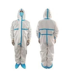 Polypropylene Disposable Protective Clothing Microporous Film Coverall With