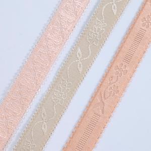 Wholesale Lingerie accessories elastic adjustable non-slip shoulder strap jacquard bra strap for underwear 10mm from china suppliers