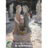 Buy cheap natural stone Statue water fountain for landscaping from wholesalers