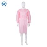 PP PE Disposable Long Sleeve Gown Green Non Woven Disposable Isolation Gown