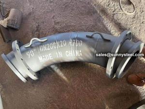 Wholesale Wear Resistant Cast Basalt Stone Lined Elbow from china suppliers