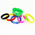 A Grade Quality Guaranteed Personalized Wristbands Silicone Rubber Band