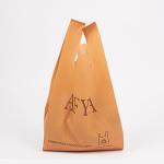 W Cut Non Woven Vest Shopping Tote Bags PP Non Woven T Shirt Handle T Shirt