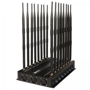 Wholesale 48W high power 16 band high power signal jammer Lojack mobile phone Gps jammer from china suppliers